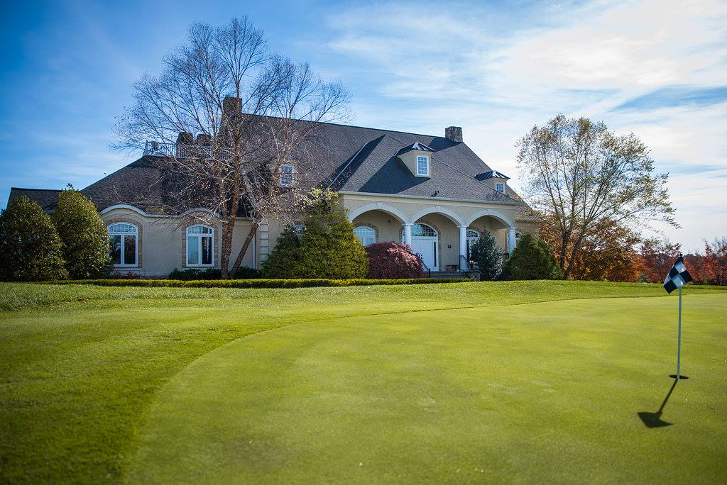 View of golf course clubhouse 